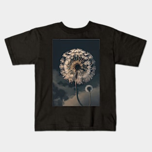 Rendered Dandelion Flower Kids T-Shirt